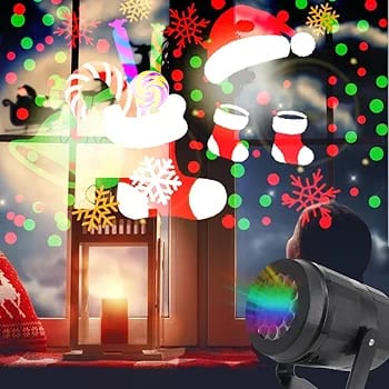 PROYECTOR DE FIGURAS NAVIDEÑAS RGB disponible en Yaxa Mexico